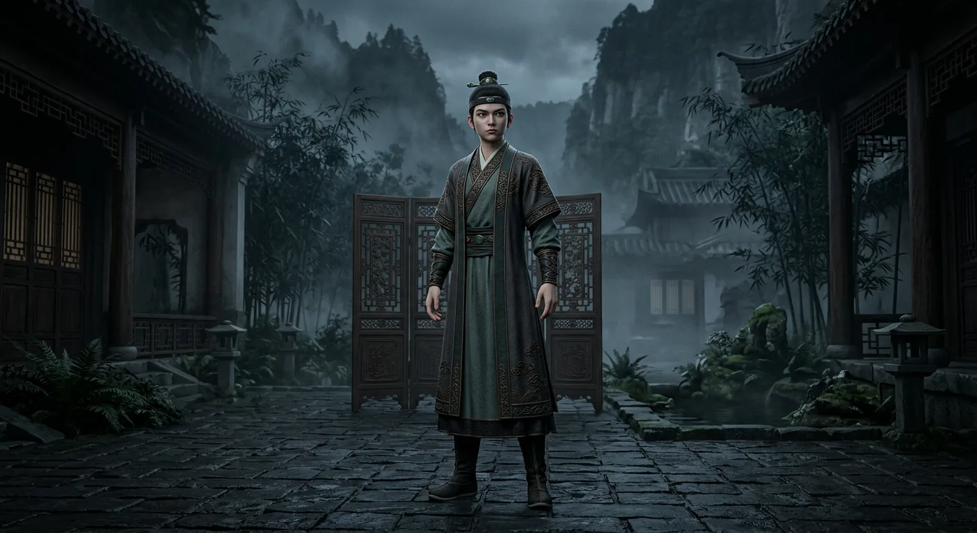 3D character visual of Gu Yue Chi Cheng on Qing Mao Mountain