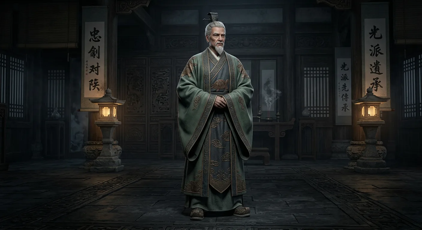 3D character visual of Gu Yue Chi Lian on Qing Mao Mountain
