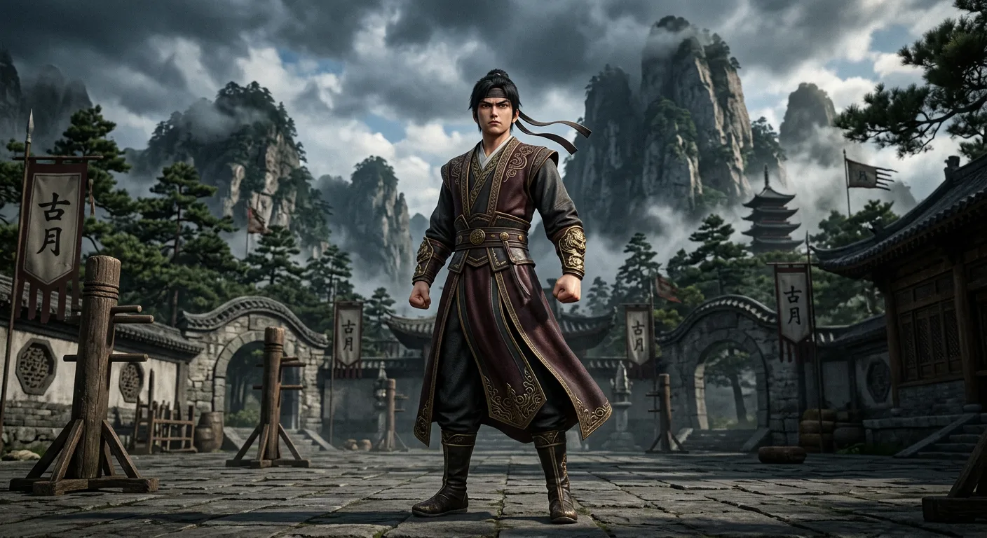3D character visual of Gu Yue Mo Bei on Qing Mao Mountain