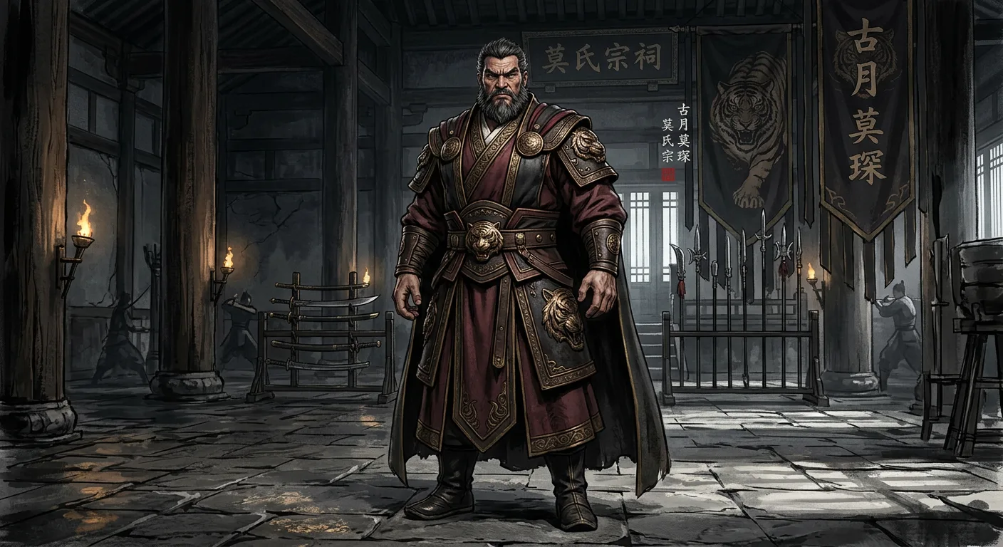 3D character visual of Gu Yue Mo Chen on Qing Mao Mountain